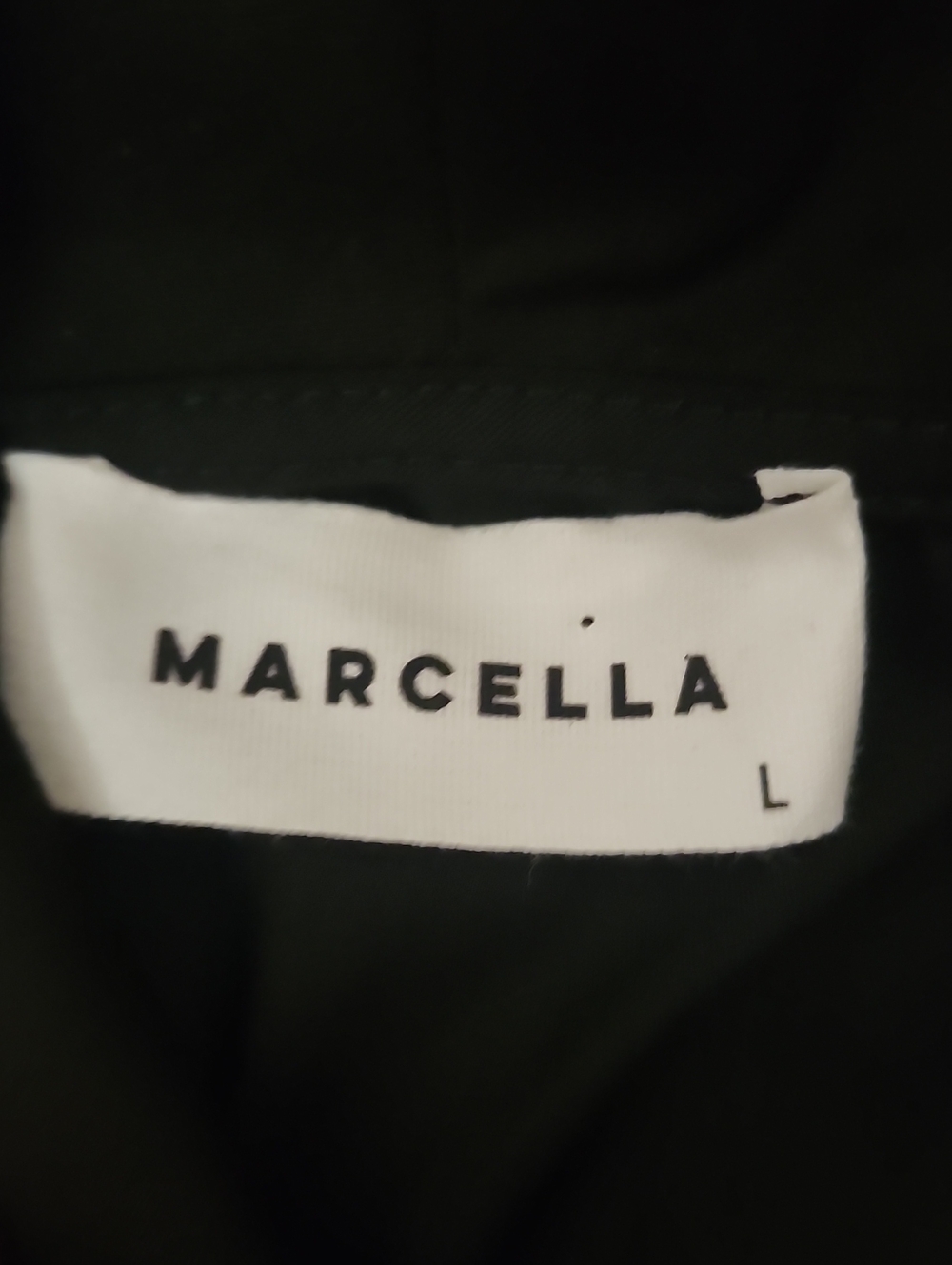 Marcella NYC, Atlantic Top Poplin cotton oversized High collar top Minimalist - Picture 8 of 12